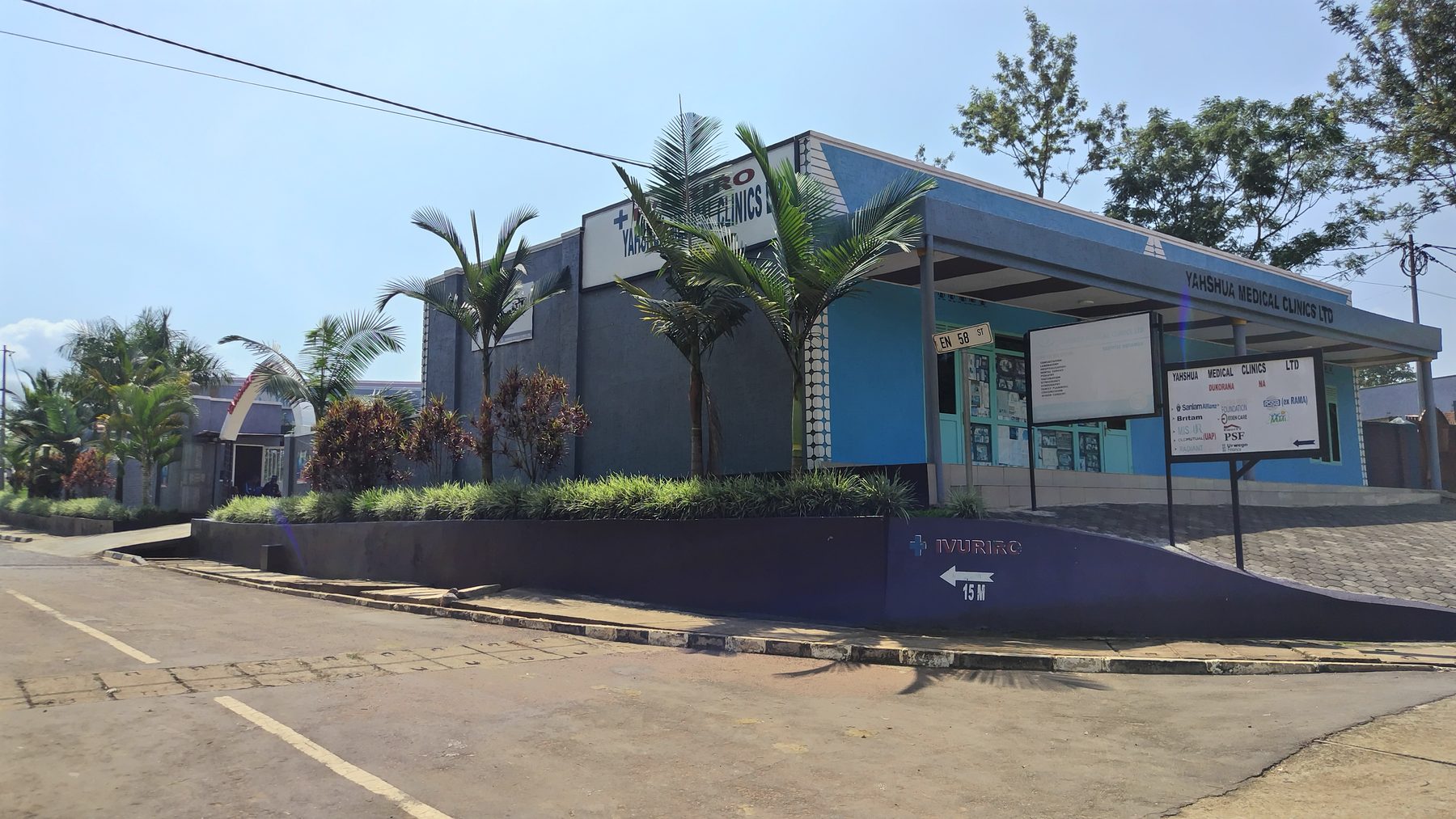 Street view & reception block